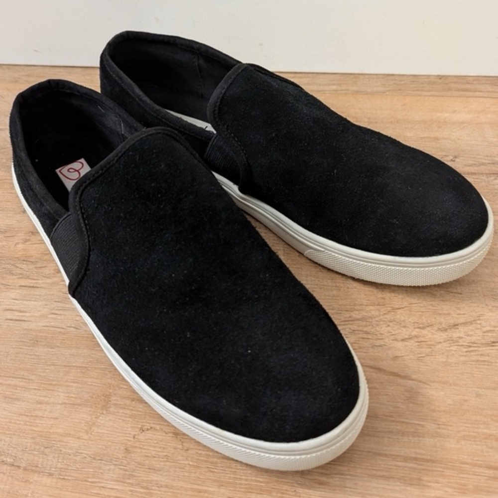 Blondo Black Suede Waterproof Loafers